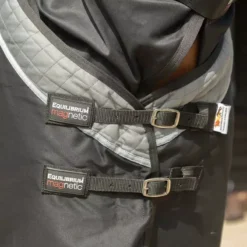 Equilibrium Magnetic Rug - Black/Grey -Exquisite Equestrian Equipment Store magnetic rug lifestyle lr 5 1 4 jpg