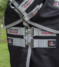 Premier Equine Magni-Teque Magnetic Horse Rug With Neck Cover 41 Premier Equine Magni-Teque Magnetic Horse Rug With Neck Cover -Exquisite Equestrian Equipment Store magniteque magnet rug black 3 4 jpg