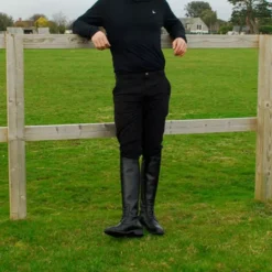 Rhinegold Mens Essential Breeches -Exquisite Equestrian Equipment Store mens essential black jpg