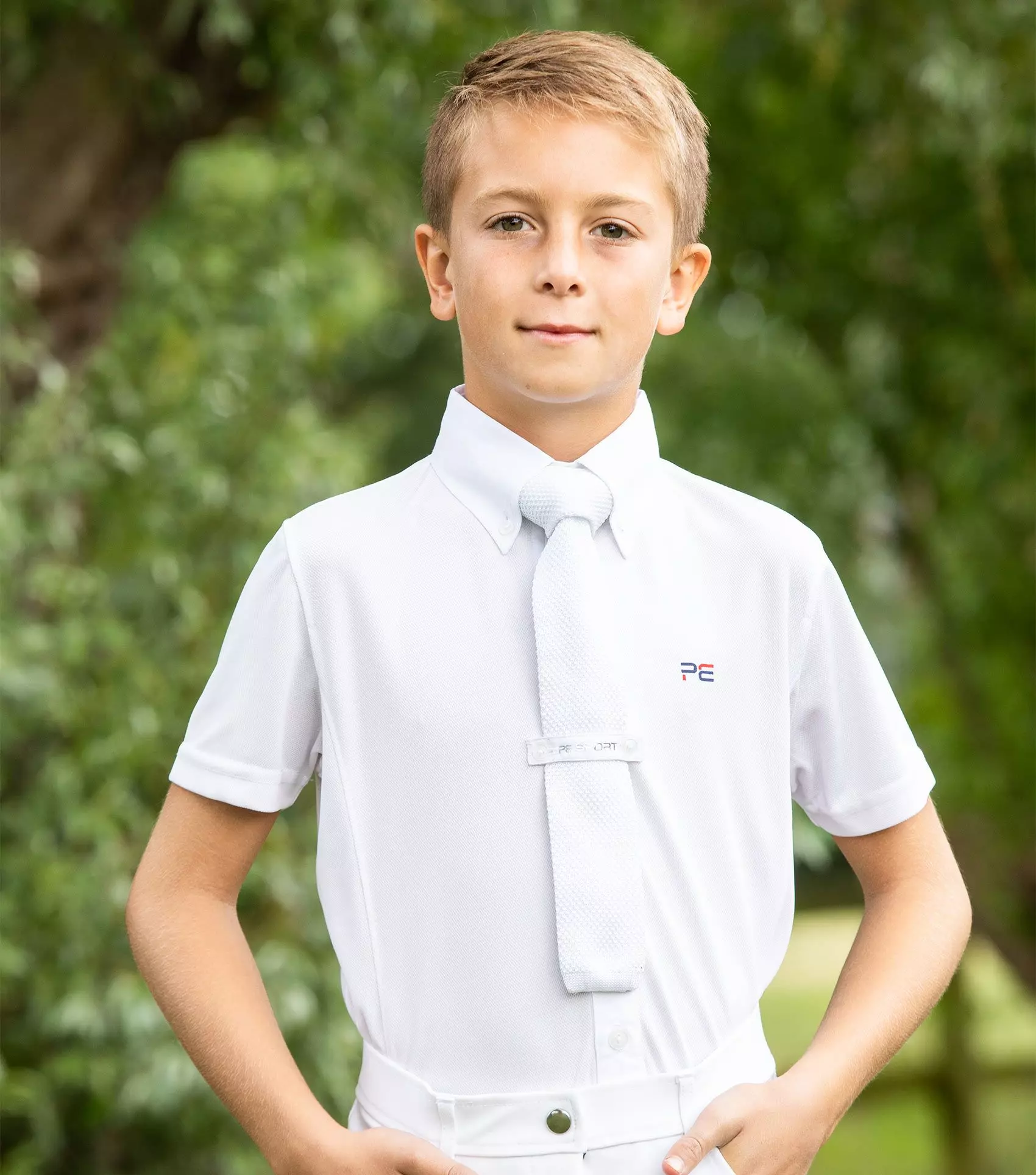 Premier Equine Mini Antonio Boy's Short Sleeve Show Shirt 8 Premier Equine Mini Antonio Boy's Short Sleeve Show Shirt - Image 6