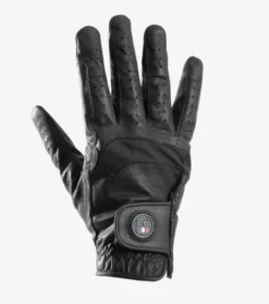 Premier Equine Mizar Ladies Leather Riding Gloves 36 Premier Equine Mizar Ladies Leather Riding Gloves -Exquisite Equestrian Equipment Store mizar leather riding gloves black 3 6 jpg