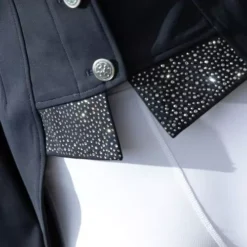 Equetech Premier Competition Jacket -Exquisite Equestrian Equipment Store pcj close 7 jpg