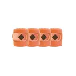 Kentucky Horsewear Kentucky Velvet Polar Fleece Bandages - 4 Pack 24 Kentucky Horsewear Kentucky Velvet Polar Fleece Bandages - 4 Pack -Exquisite Equestrian Equipment Store polar fleece bandages velvet orange 1 png