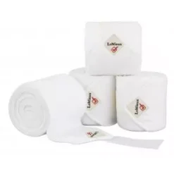 LeMieux Luxury Pony Size Polo Bandages - Set Of Four -Exquisite Equestrian Equipment Store polo white jpg