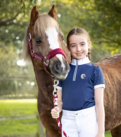 Premier Equine Fleece Padded Pony Head Collar -Exquisite Equestrian Equipment Store pony padded fleece head collar burgundy 2 1 jpg