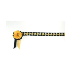 ShowQuest Newport Browband Navy Sunshine Gold 7 ShowQuest Newport Browband Navy Sunshine Gold -Exquisite Equestrian Equipment Store pr 19327 showquest newport brow band 01 3 jpg