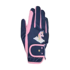 Little Unicorn Children's Riding Gloves By Little Rider -Exquisite Equestrian Equipment Store pr 21951 little rider little unicorn childrens riding gloves 01 1 jpg