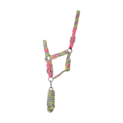 Hy Multicolour Adjustable Head Collar With Rope 28 Hy Multicolour Adjustable Head Collar With Rope -Exquisite Equestrian Equipment Store pr 26723 hy multicolour head collar and lead rope 01 3 jpg