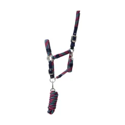 Hy Multicolour Adjustable Head Collar With Rope 33 Hy Multicolour Adjustable Head Collar With Rope -Exquisite Equestrian Equipment Store pr 26723 hy multicolour head collar and lead rope 05 3 jpg