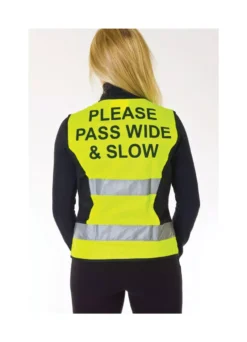 HyVIZ Waistcoat - Please Pass Wide & Slow 32 HyVIZ Waistcoat - Please Pass Wide & Slow -Exquisite Equestrian Equipment Store pr 3429 hyviz please pass wide and slow 02 1 4 jpg