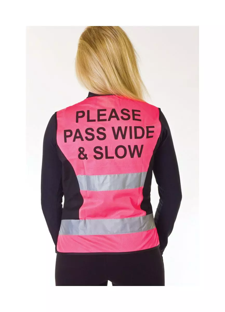HyVIZ Waistcoat - Please Pass Wide & Slow 4 HyVIZ Waistcoat - Please Pass Wide & Slow - Image 2