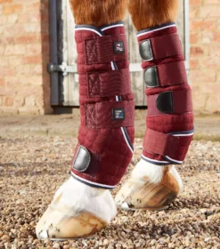 Premier Equine Quick Dry Horse Leg Wraps 31 Premier Equine Quick Dry Horse Leg Wraps -Exquisite Equestrian Equipment Store quick dry leg wraps burgundy 3 4 jpg