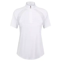 Equetech Rosalía Competition Shirt White -Exquisite Equestrian Equipment Store rcs studio 1 2 jpg