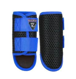 Equilibrium Tri-Zone Brushing Boot -Exquisite Equestrian Equipment Store royal blue brushing boots studio web e1682505432449 3 jpg
