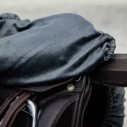 Kentucky Horsewear Kentucky Dressage Saddle Cover -Exquisite Equestrian Equipment Store saddle cover dressage grey inside 1 png