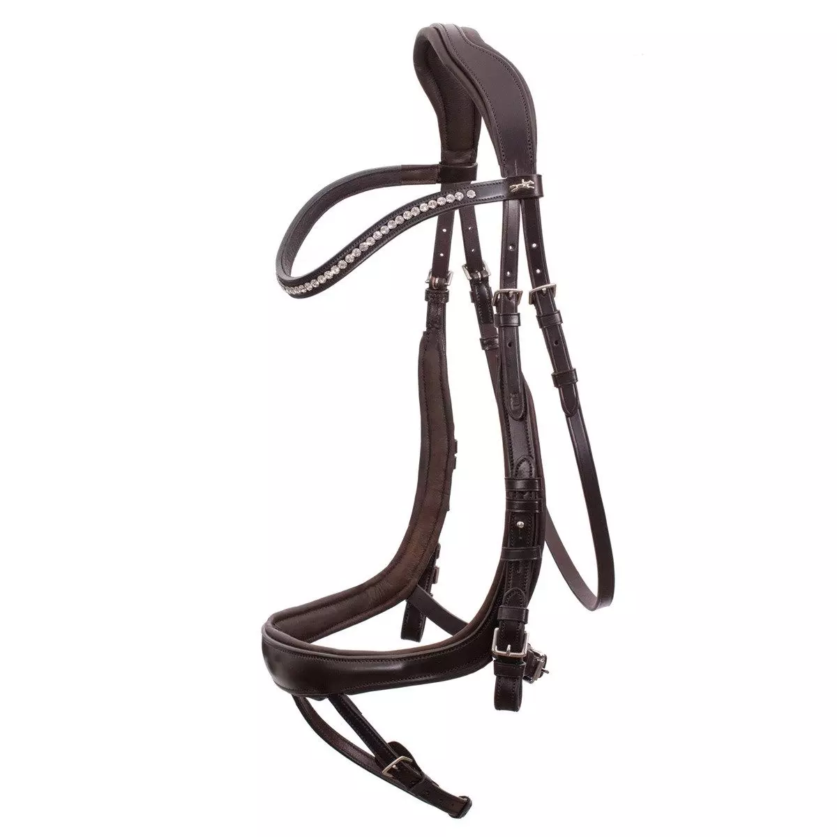 Schockemohle Equitus Beta Anatomic Flash Bridle With Crystal Browband 11 Schockemohle Equitus Beta Anatomic Flash Bridle With Crystal Browband - Image 9