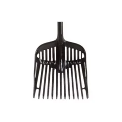 Harold Moore Shavings Fork With D Grip Handle -Exquisite Equestrian Equipment Store shavings fork black jpg