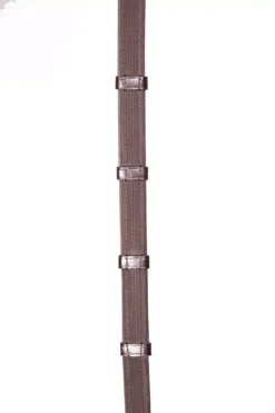 Henry James Calfskin Supergrip Reins With Stoppers 30 Henry James Calfskin Supergrip Reins With Stoppers -Exquisite Equestrian Equipment Store softy rubber brown 4 jpg