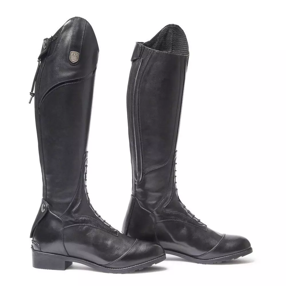 Mountain Horse Sovereign Young Rider Boots - Black 10 Mountain Horse Sovereign Young Rider Boots - Black - Image 8