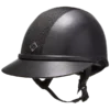 Charles Owen SP8 Plus Leather Look Riding Hat 1 Charles Owen SP8 Plus Leather Look Riding Hat -Exquisite Equestrian Equipment Store sp8 black leather look 2 1 2 png