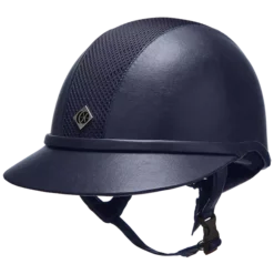Charles Owen SP8 Plus Leather Look Riding Hat 22 Charles Owen SP8 Plus Leather Look Riding Hat -Exquisite Equestrian Equipment Store sp8 navy leather look 2 1 2 png