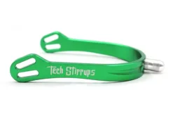 Tech Stirrups Milan Spurs - FIXED END -Exquisite Equestrian Equipment Store spurs green jpg