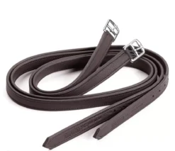Equipe Emporio Non Stretch Stirrup Leathers ST06 -Exquisite Equestrian Equipment Store st06 stirrupleathers brn 4 jpg