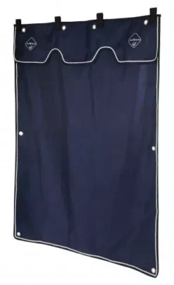 LeMieux Stable Drape -Exquisite Equestrian Equipment Store stable drape navy side 1 jpg