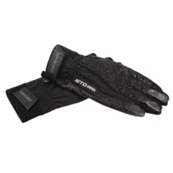 Equetech Storm Waterproof Riding Gloves - Black -Exquisite Equestrian Equipment Store swg studio 1 2 jpg