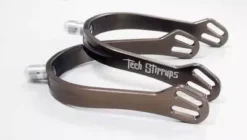 Tech Stirrups Milan Spurs -Exquisite Equestrian Equipment Store tech stirrups brown jpg
