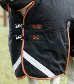 Premier Equine Titan Storm 450g Combo Turnout Rug With Snug-Fit Neck -Exquisite Equestrian Equipment Store titan storm 450 turnout rug black 3 1 6 jpg