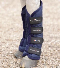 Premier Equine Travel-Tech Travel Boots -Exquisite Equestrian Equipment Store travel tech travel boots navy 3 jpg