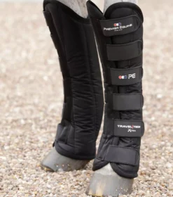 Premier Equine Travel-Tech Xtra Travel Boots -Exquisite Equestrian Equipment Store travel tech xtra travel boots black 1 2 jpg