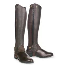 Tredstep Deluxe Half Chaps -Exquisite Equestrian Equipment Store tredstep deluxe half chaps brown 10 png