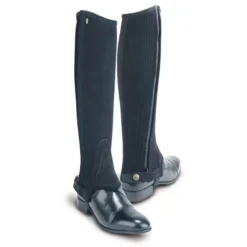 Tredstep Original Suede Half Chaps -Exquisite Equestrian Equipment Store tredstep original suede half chaps black 6 jpg