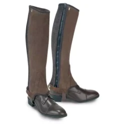 Tredstep Original Suede Half Chaps -Exquisite Equestrian Equipment Store tredstep original suede half chaps brown 1 jpg