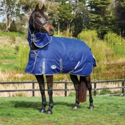 Weatherbeeta ComFiTec Premier Free II Detach-A-Neck Medium - Dark Blue/Grey/White -Exquisite Equestrian Equipment Store weatherbeeta comfitec premier free ii detach a neck medium 1 jpg