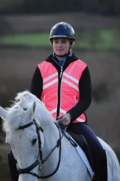 Weatherbeeta Reflective Waistcoat Hi Vis Adults 38 Weatherbeeta Reflective Waistcoat Hi Vis Adults -Exquisite Equestrian Equipment Store weatherbeeta reflective waistcoat hi vis pink 3 5 jpg